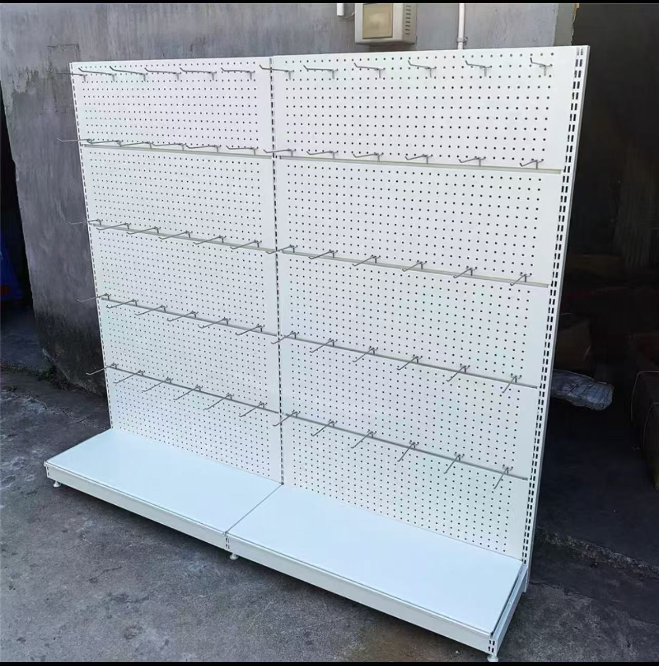 ຊັ້ນວາງຊຸບເປີມາເກັດ--ບໍມີແຜ່ນ120cmໂຄງຫຼັກ