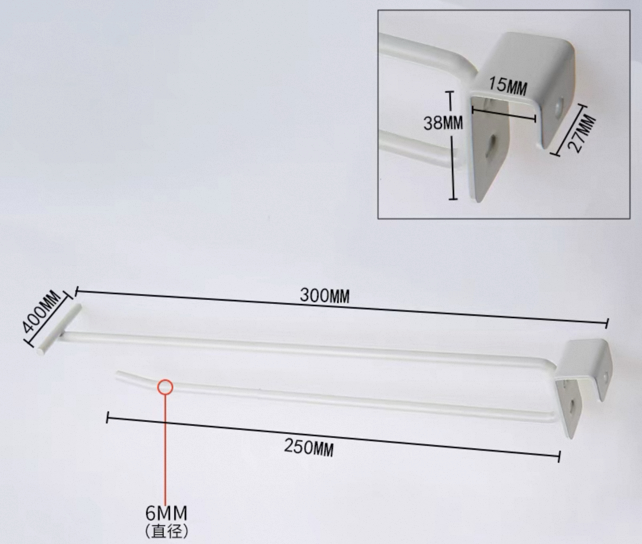 ຂໍແຂວນສອງເສັ້ນ30cm